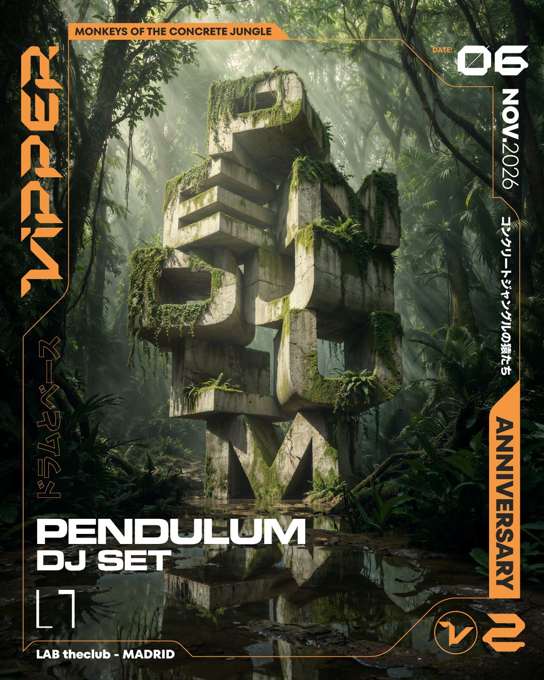VIPPER CLUB II ANIVERSARIO with Pendulum DJ SET, SOTA