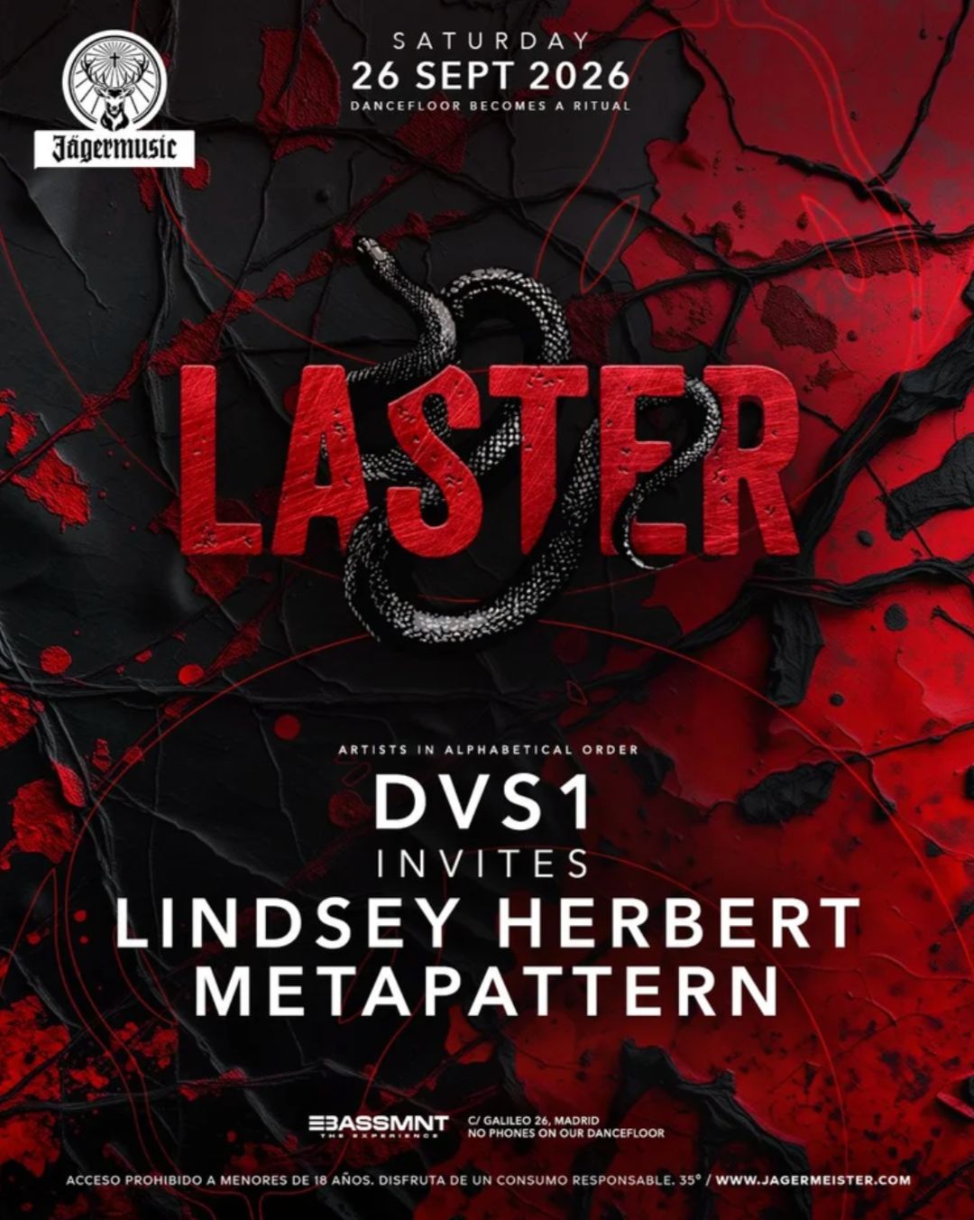 Laster Club presents DVS1 invites