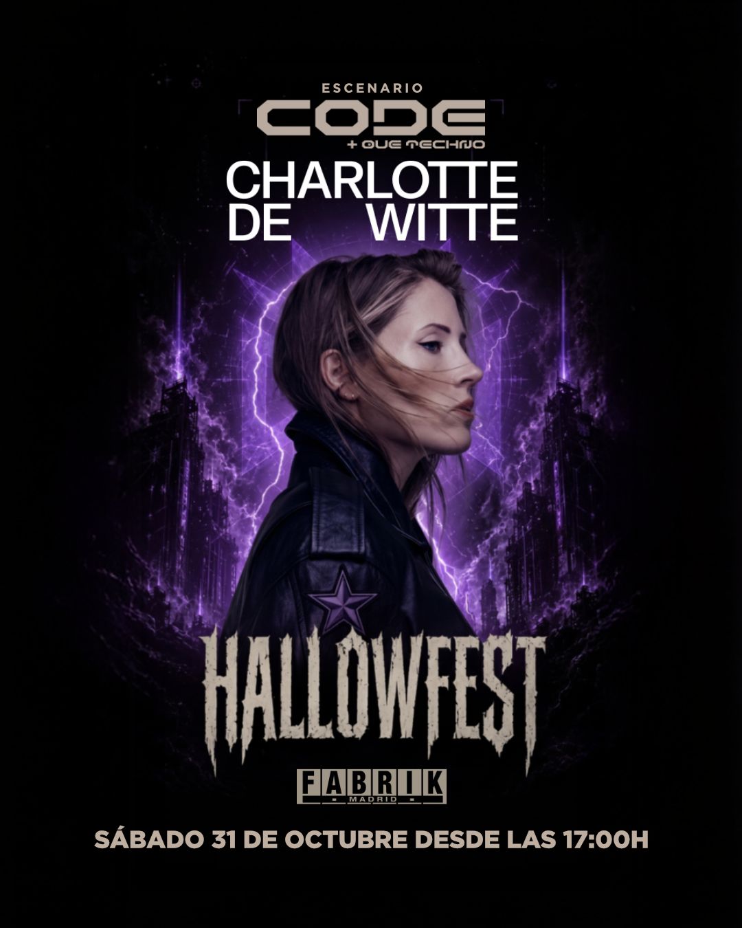 Hallowfest en Fabrik with Charlotte de Witte