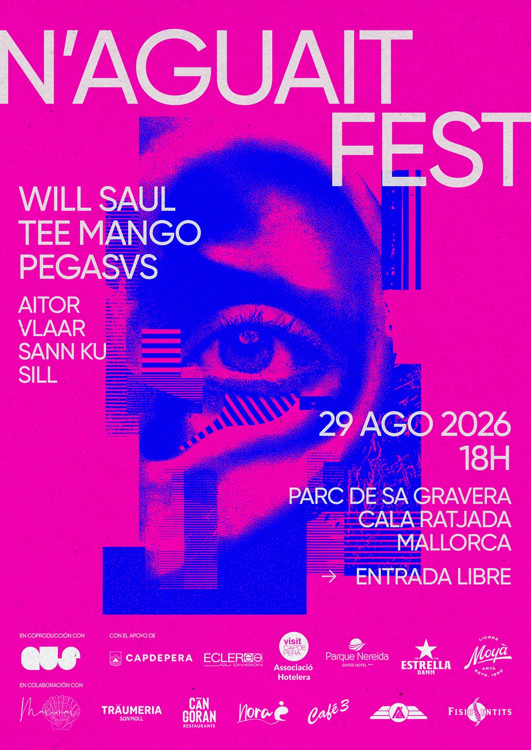 N'Aguait Fest 2026 with Will Saul, Tee Mango and Pegasvs