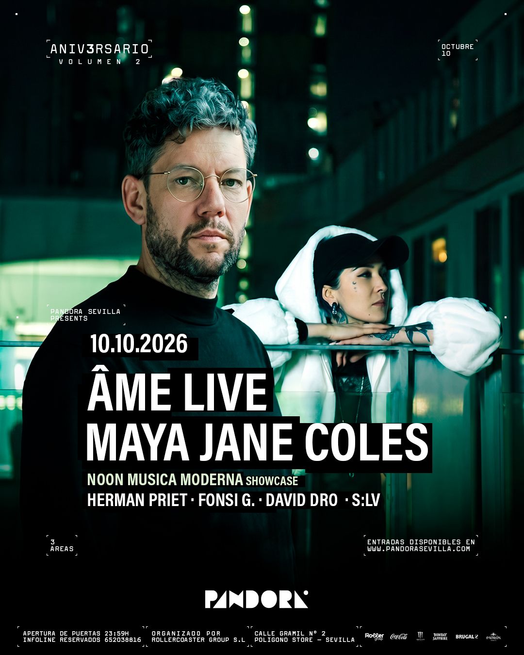 Pandora III Aniversario vol.2 with Âme Live y Maya Jane Coles