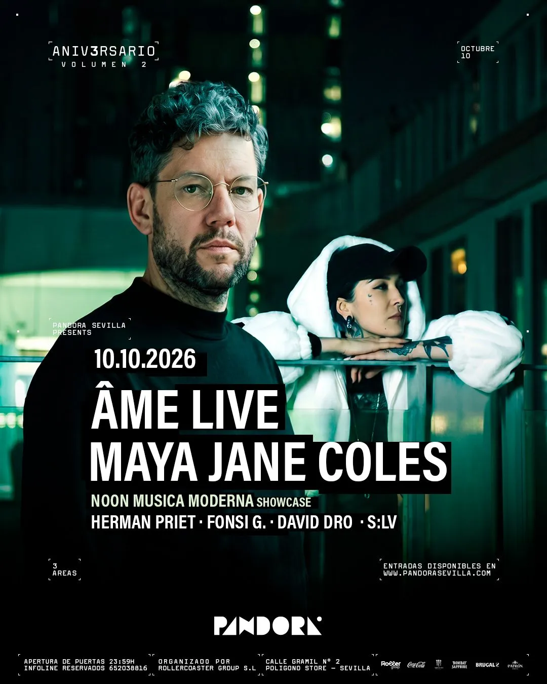 Pandora III Aniversario vol.2 with Âme Live y Maya Jane Coles