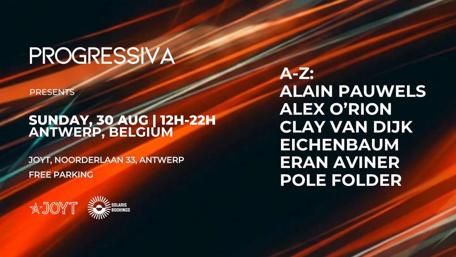PROGRESSIVA Antwerp - Daytime Club Event
