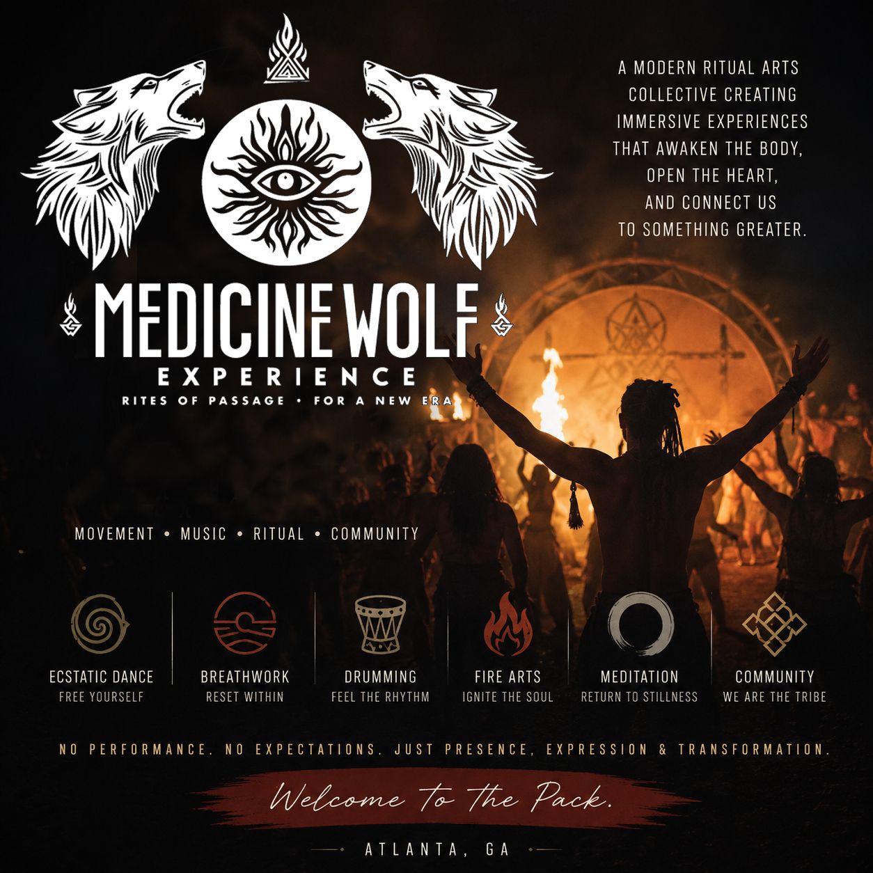 MEDICINE WOLF EXPERIENCE: Dance Temple