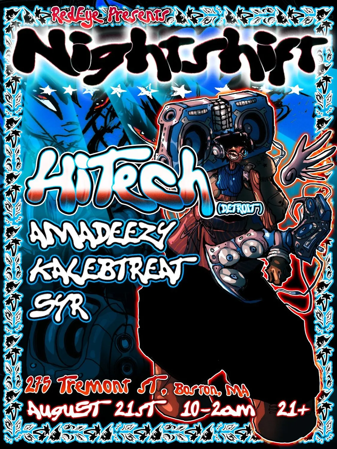 RedEye Boston presents: NIGHTSHIFT feat. HiTech