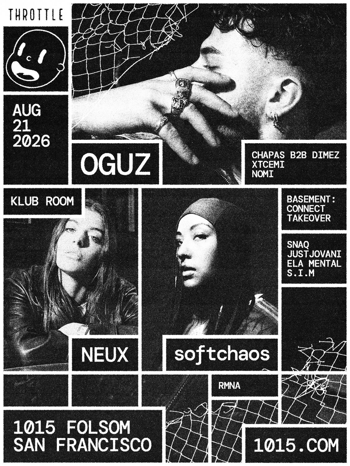 THROTTLE: OGUZ, NEUX, softchaos