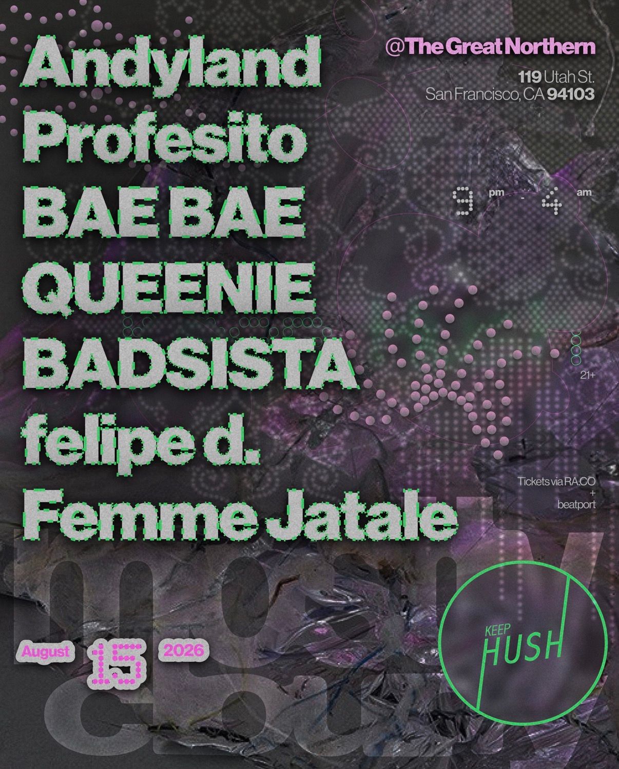 Mostly Cloudy x Keep Hush: BADSISTA, BAE BAE + more