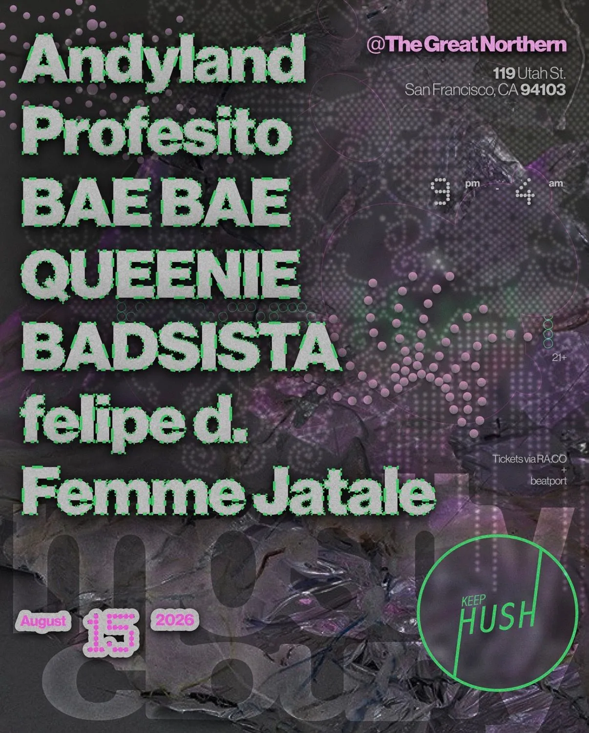 Mostly Cloudy x Keep Hush: BADSISTA, BAE BAE + more