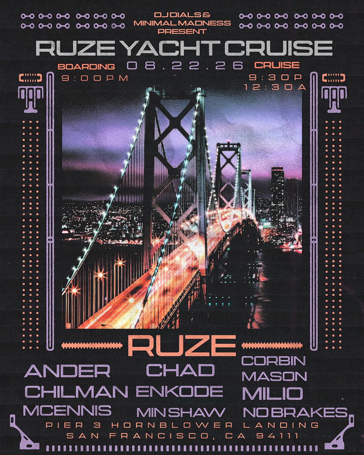 RUZE (UK) Yacht Cruise