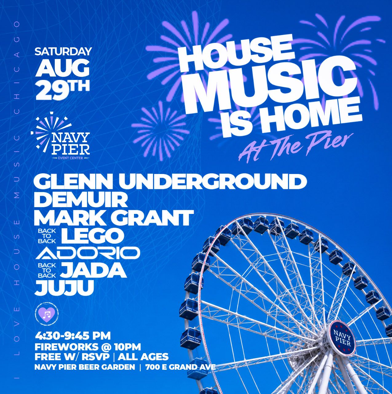House Music is Home. Free w RSVP