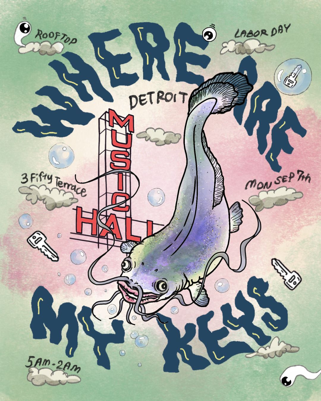 Where Are My Keys - Detroit Labor Day