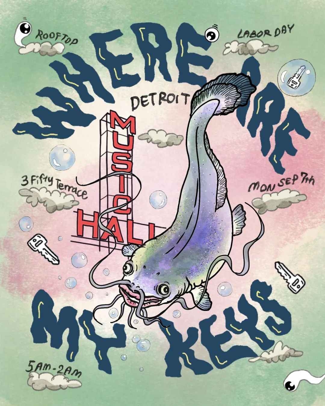 Where Are My Keys - Detroit Labor Day