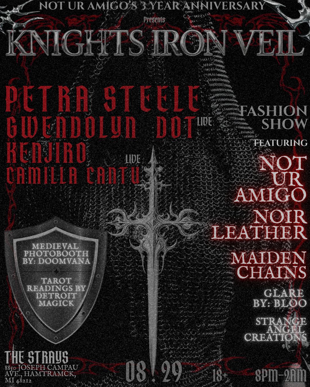 KNIGHTS IRON VEIL Not Ur Amigo 3 Year