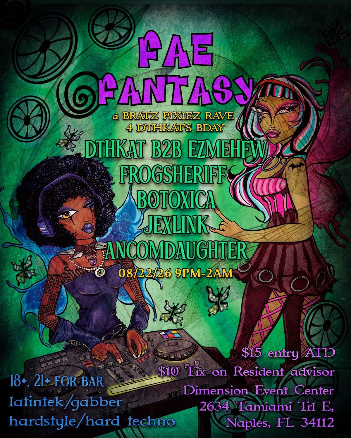 FAE FANTASY a BRATZ PIXIEZ RAVE
