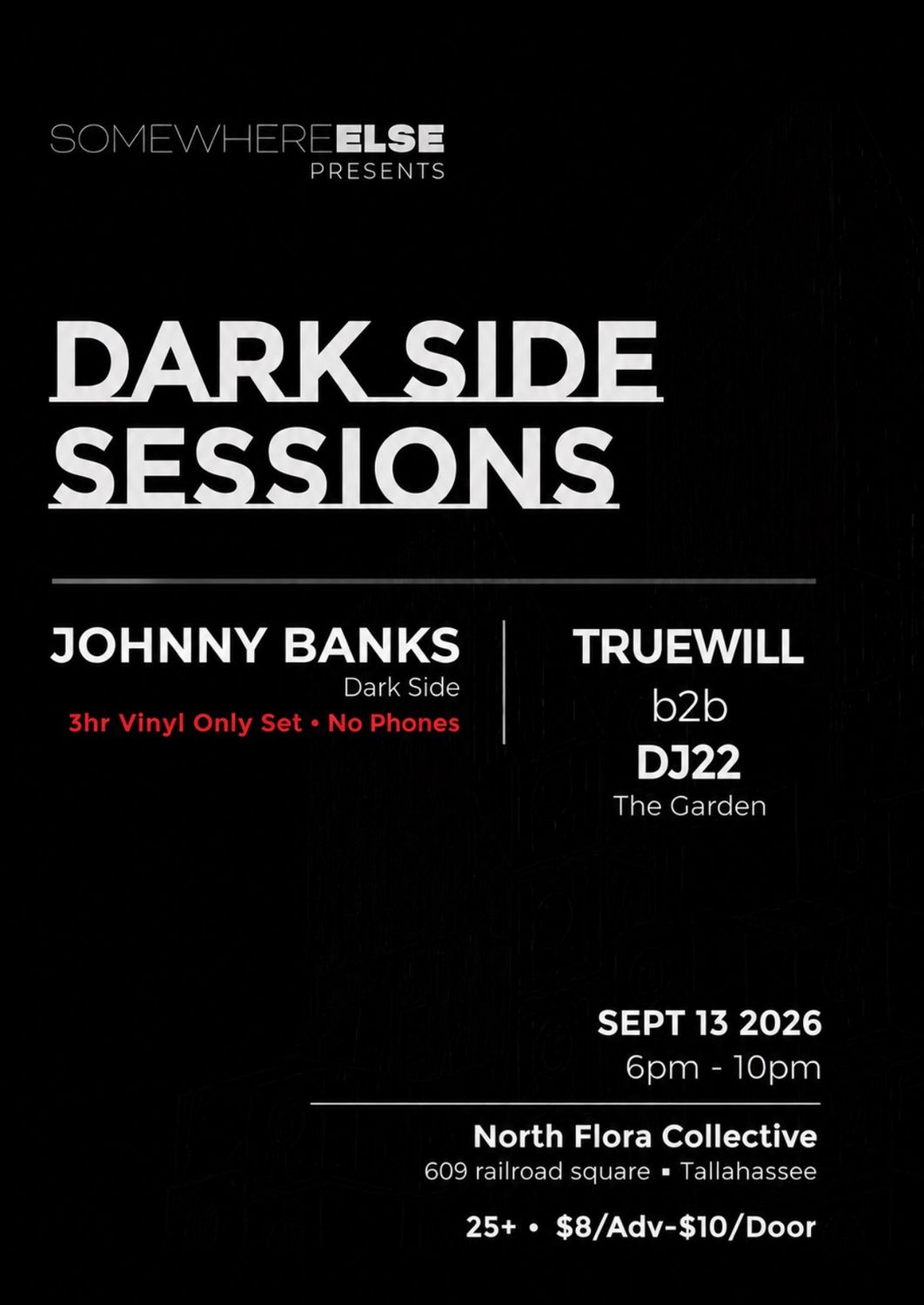 Somewhere Else presents: Darkside Sessions