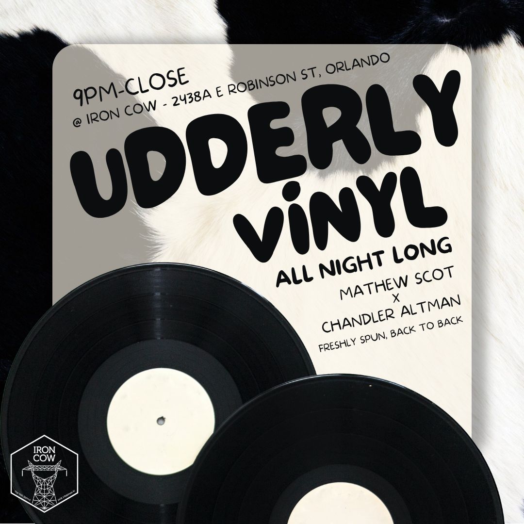 Udderly Vinyl: Mathew Scot & Chandler Altman all night long