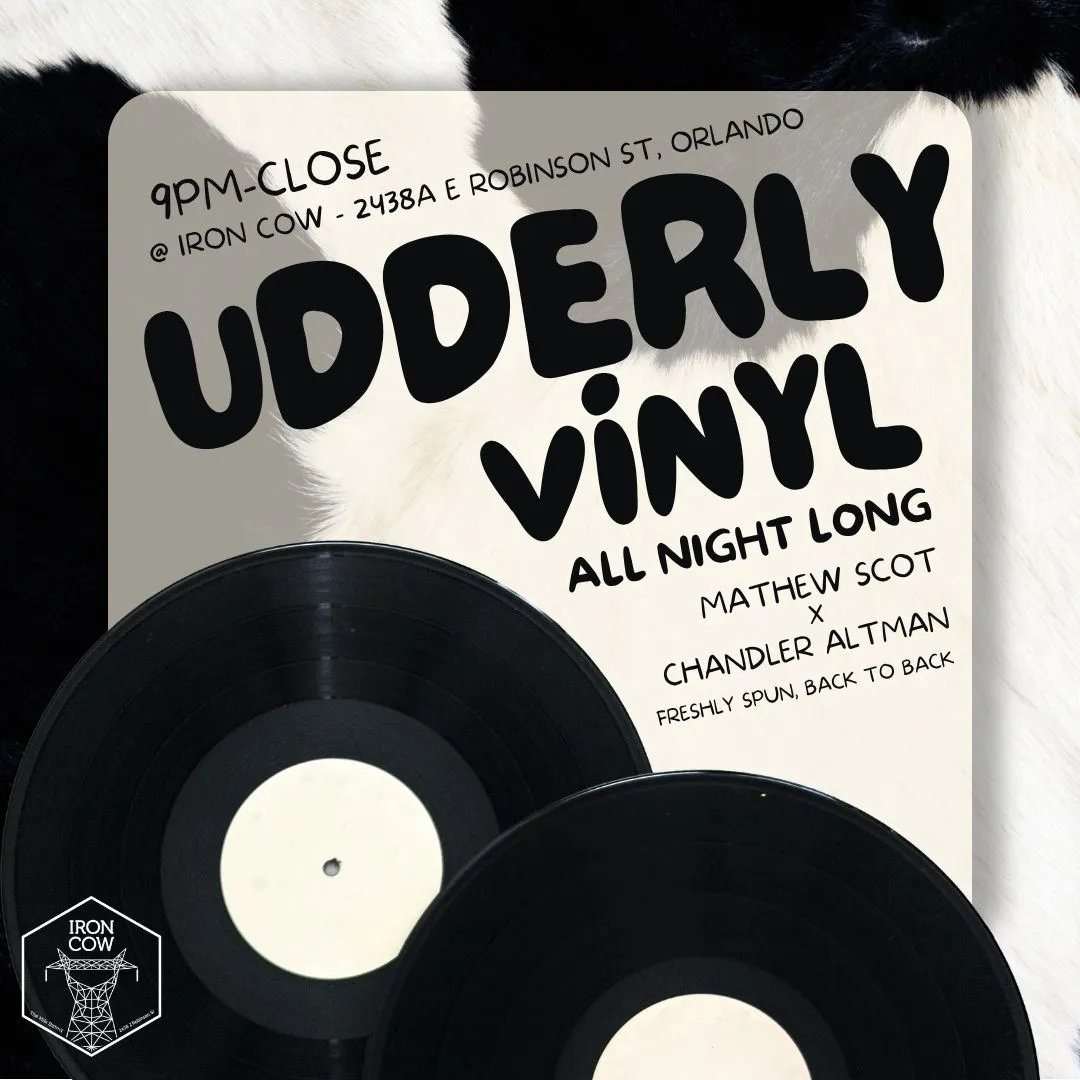 Udderly Vinyl: Mathew Scot & Chandler Altman all night long