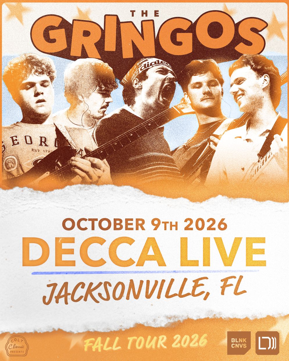 The Gringos' Fall 2026 Tour