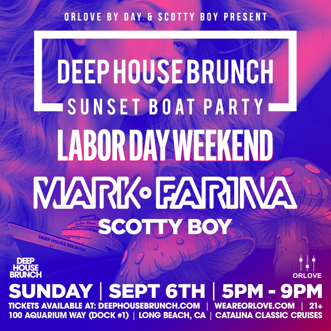 Mark Farina BOAT PARTY [Labor Day Sunday]