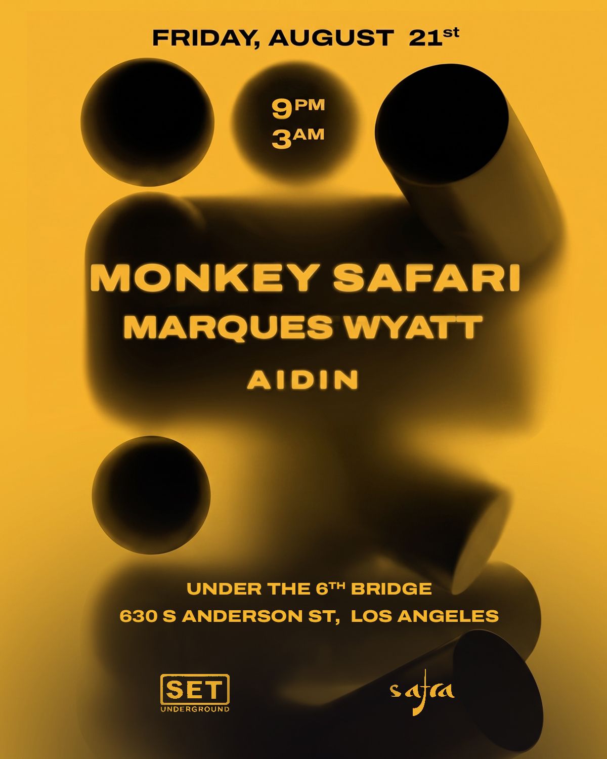 Road to BRC w/ Monkey Safari & Marques Wyatt Under the 6th St Bridge, LA