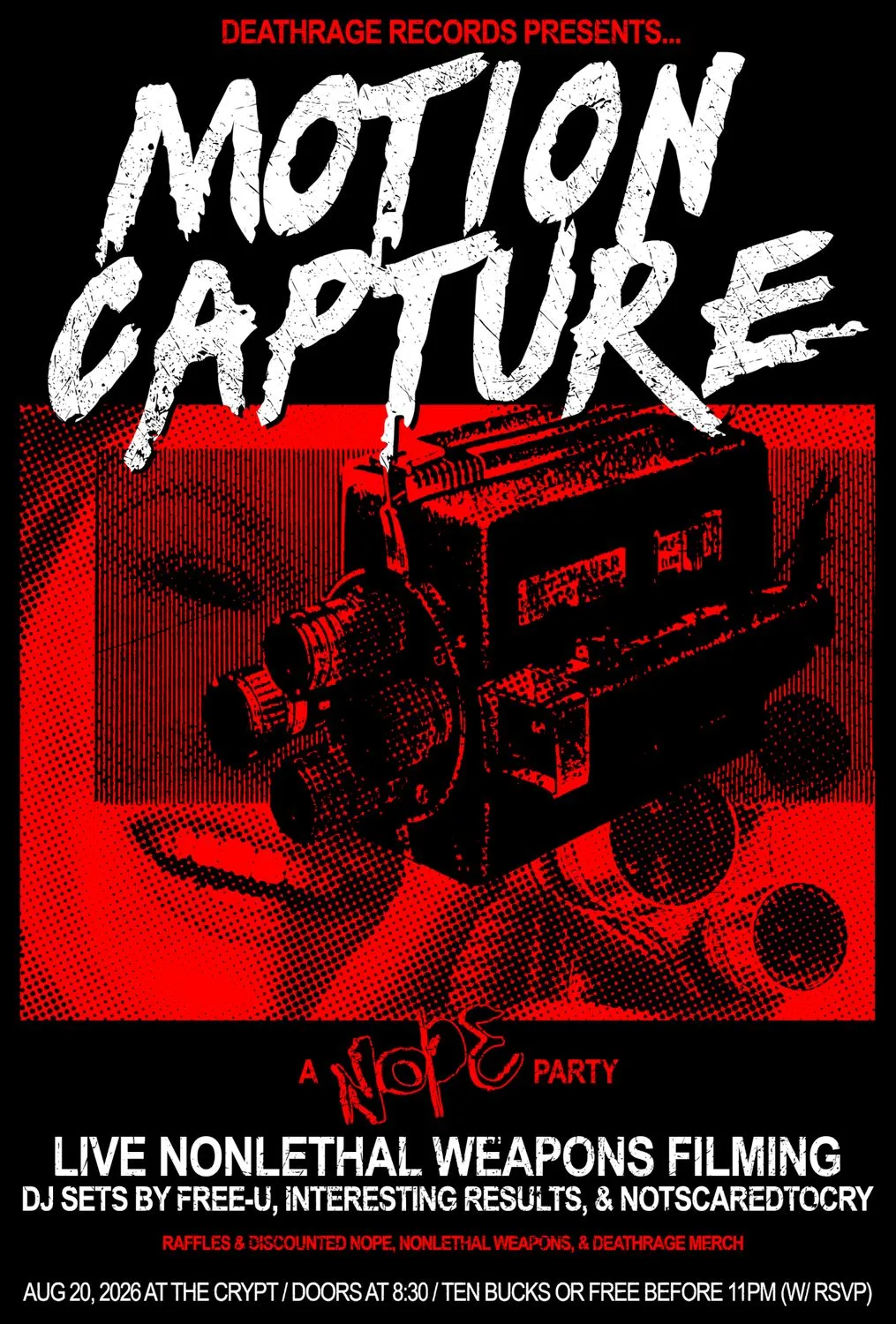 MOTION CAPTURE (A NOPE Party)