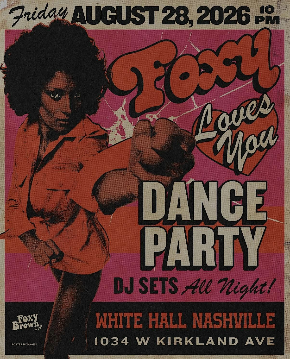 Share this event  FOXY BROWN LIVE