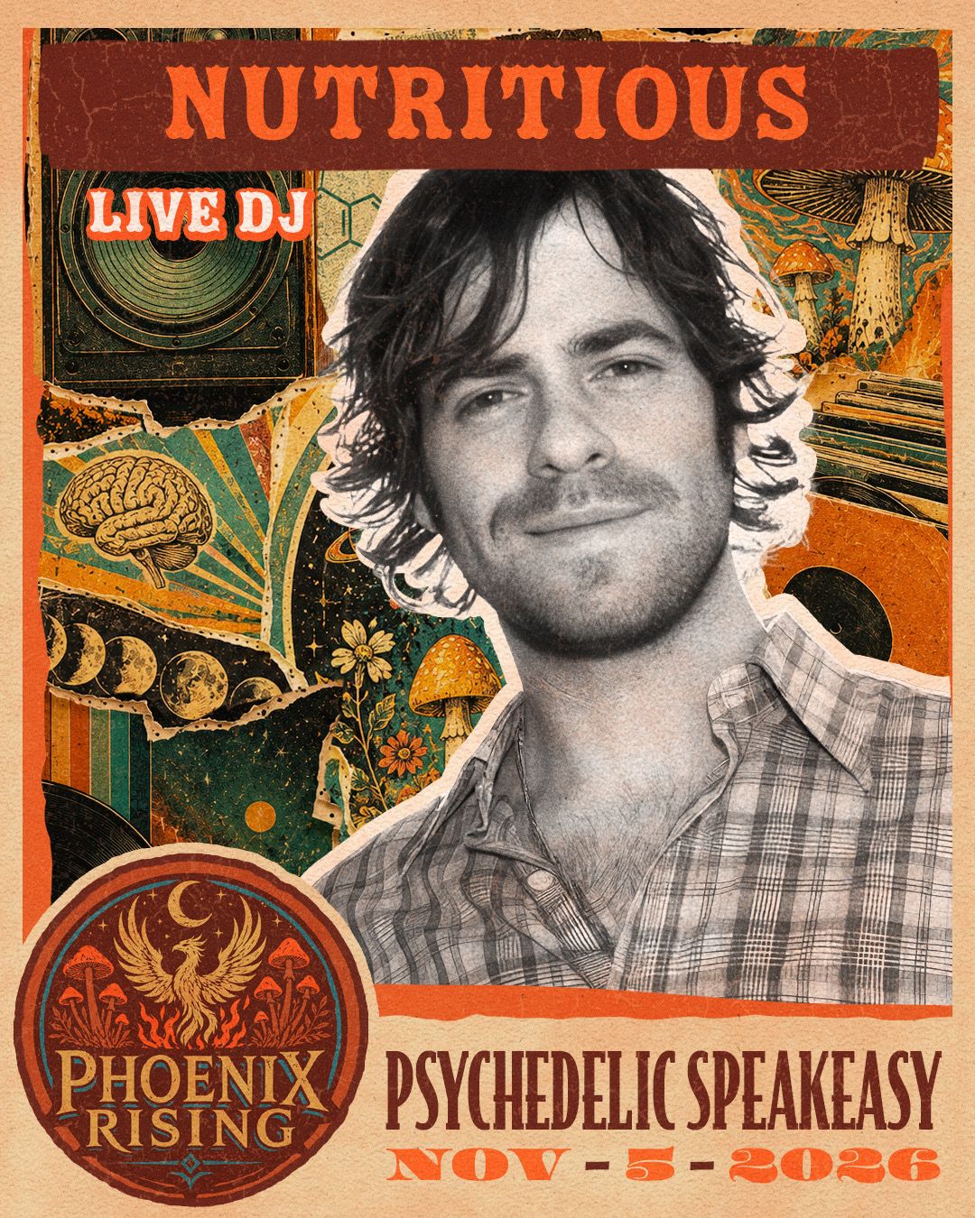 Phoenix Rising Psychedelic Speakeasy