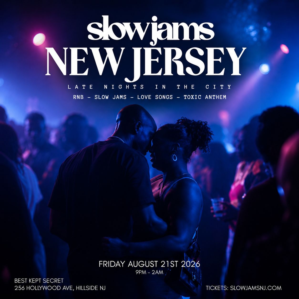 SLOW JAMS NEW JERSEY - Late Night Slow Jams & RnB Party in Jersey