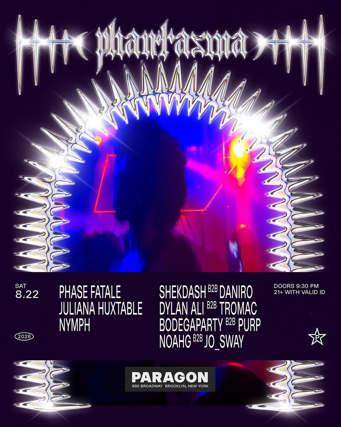 Phantasma: Phase Fatale, Juliana Huxtable, Nymph + MORE