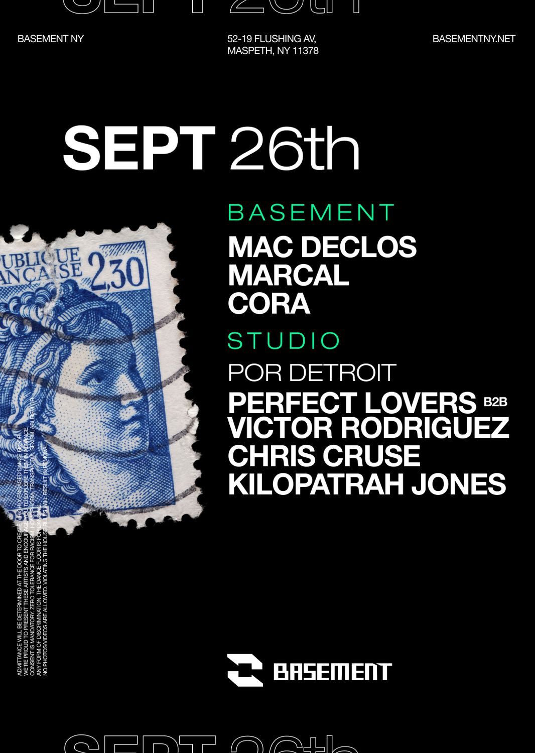 Mac Declos / Marcal / Cora / Perfect Lovers / Victor Rodriguez / Chris Cruse / Kilopatrah Jones