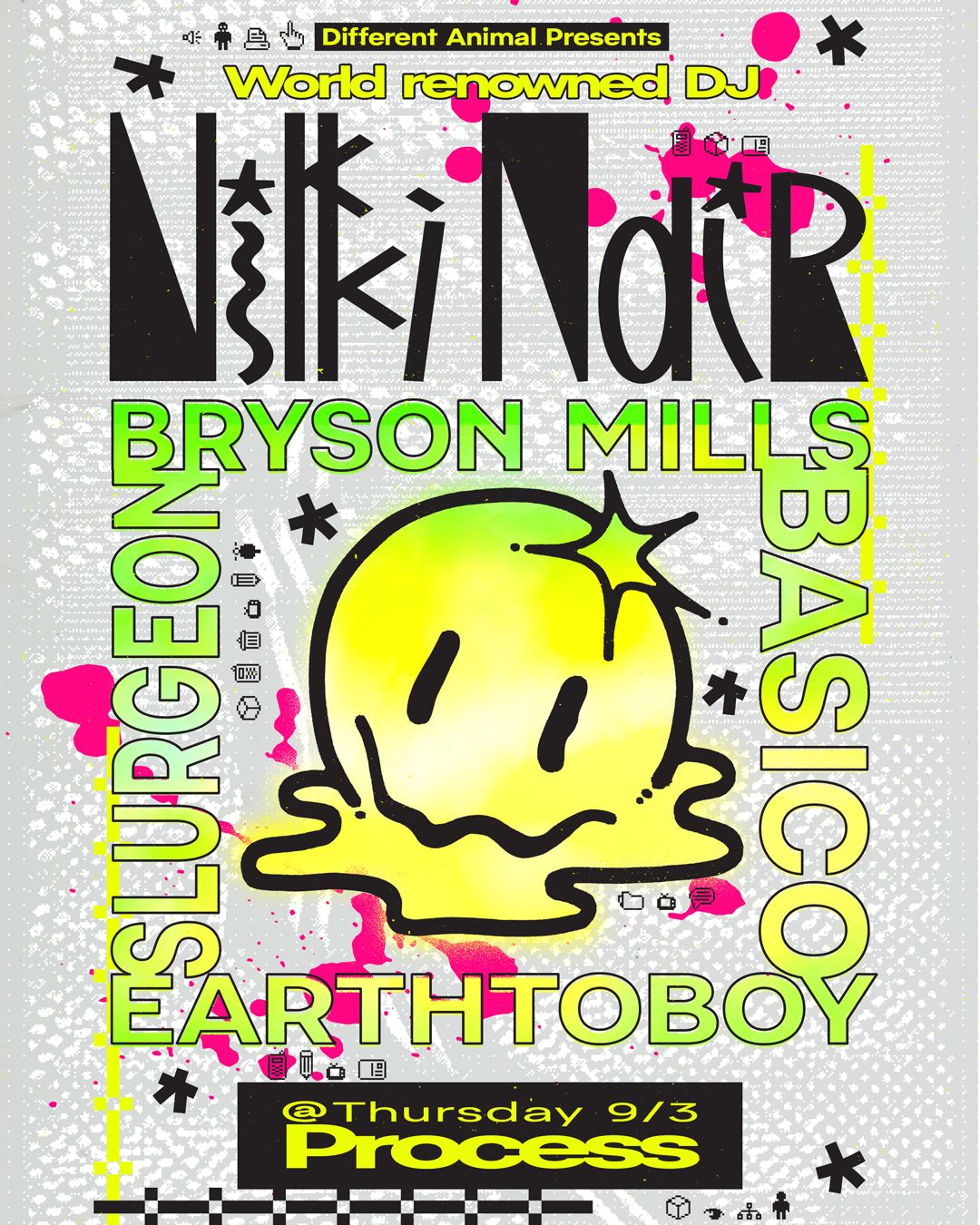 Different Animal presents - Nikki Nair, Basico, Bryson Mills, Earthtoboy, Slurgeon