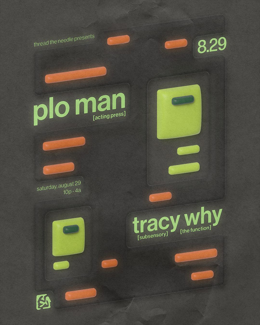 Thread the Needle with PLO Man, Tracy Why