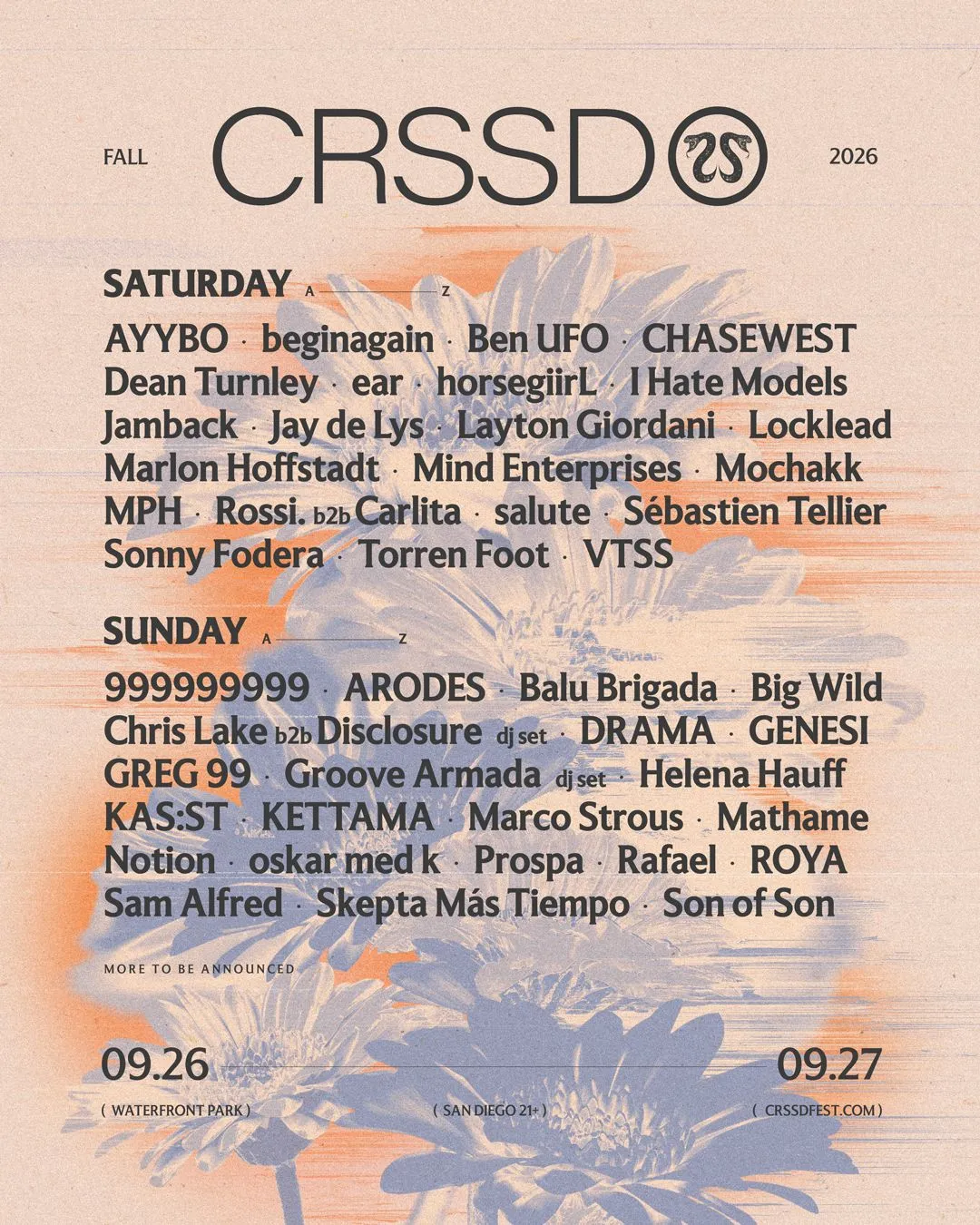 CRSSD Festival Fall 2026
