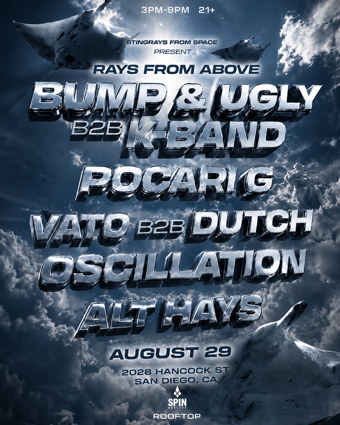 Rays from Above - Rooftop Day Party