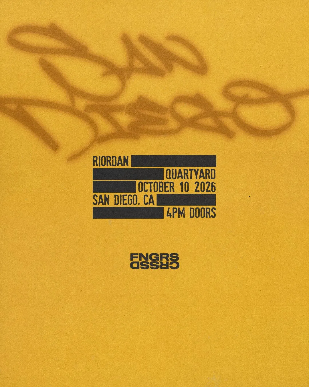 FNGRS CRSSD presents Riordan