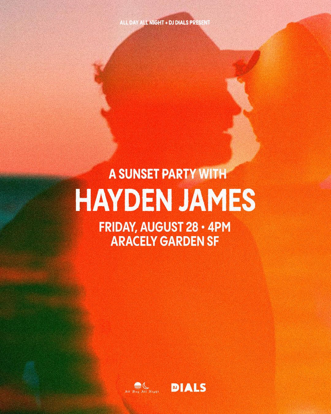 Hayden James - Sunset party at Aracely Garden