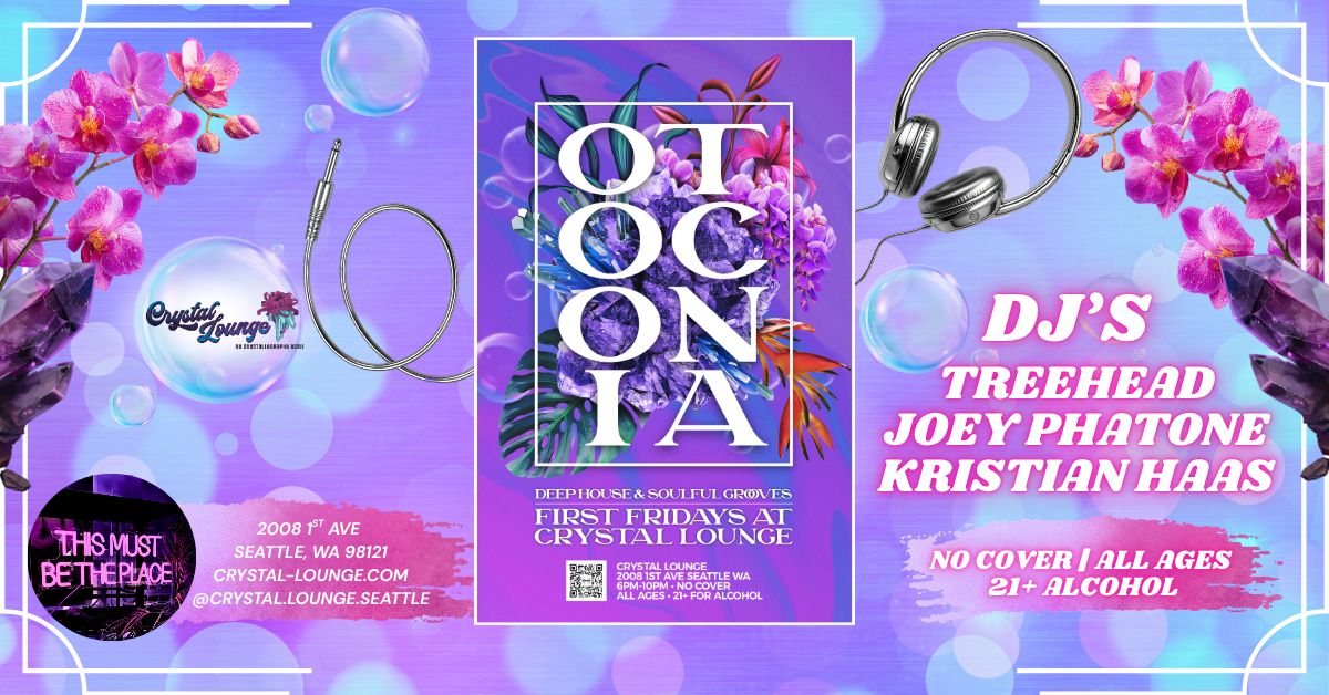 11/6 Otoconia House Music Social - DJ's Treehead, Joey Phatone, & Kristian Haas
