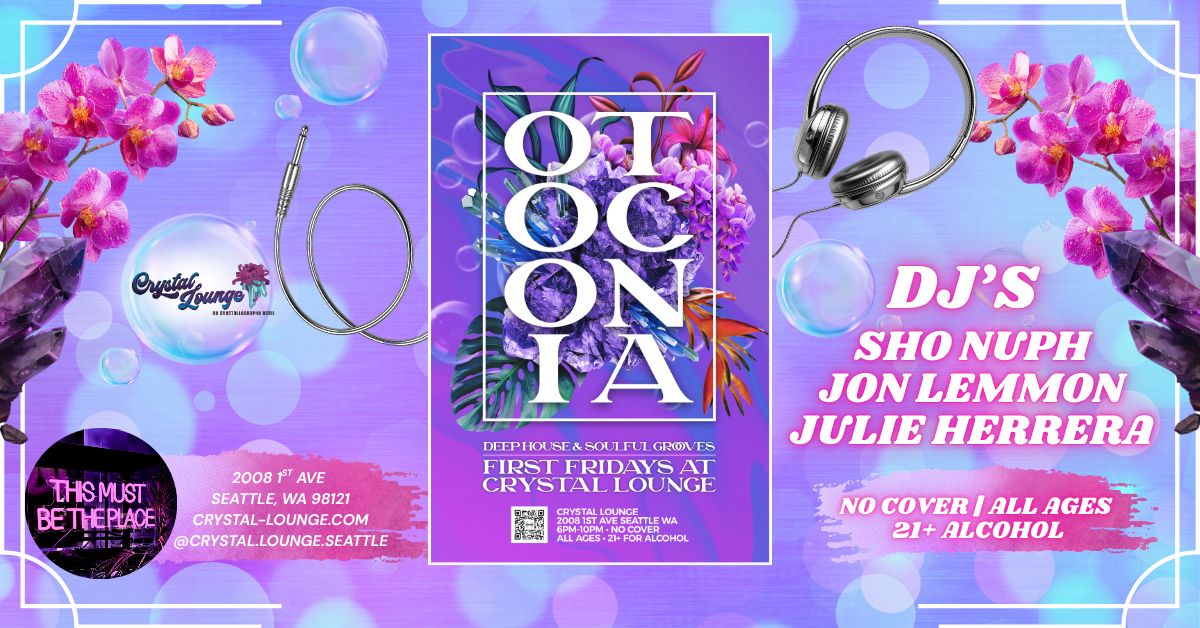 10/2 Otoconia House Music Social Ft. Sho Nuph, Jon Lemmon, & Julie Herrera