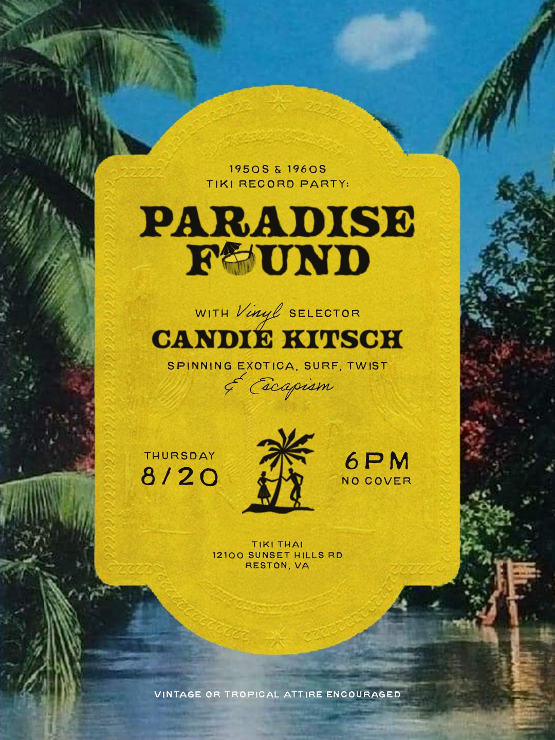 PARADISE FOUND: Tiki Vinyl Party