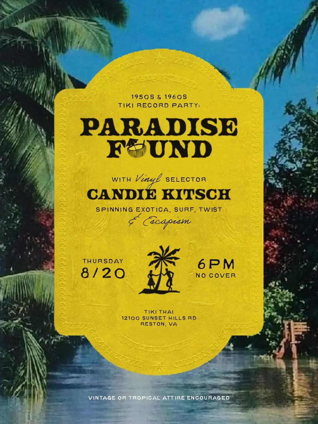 PARADISE FOUND: Tiki Vinyl Party