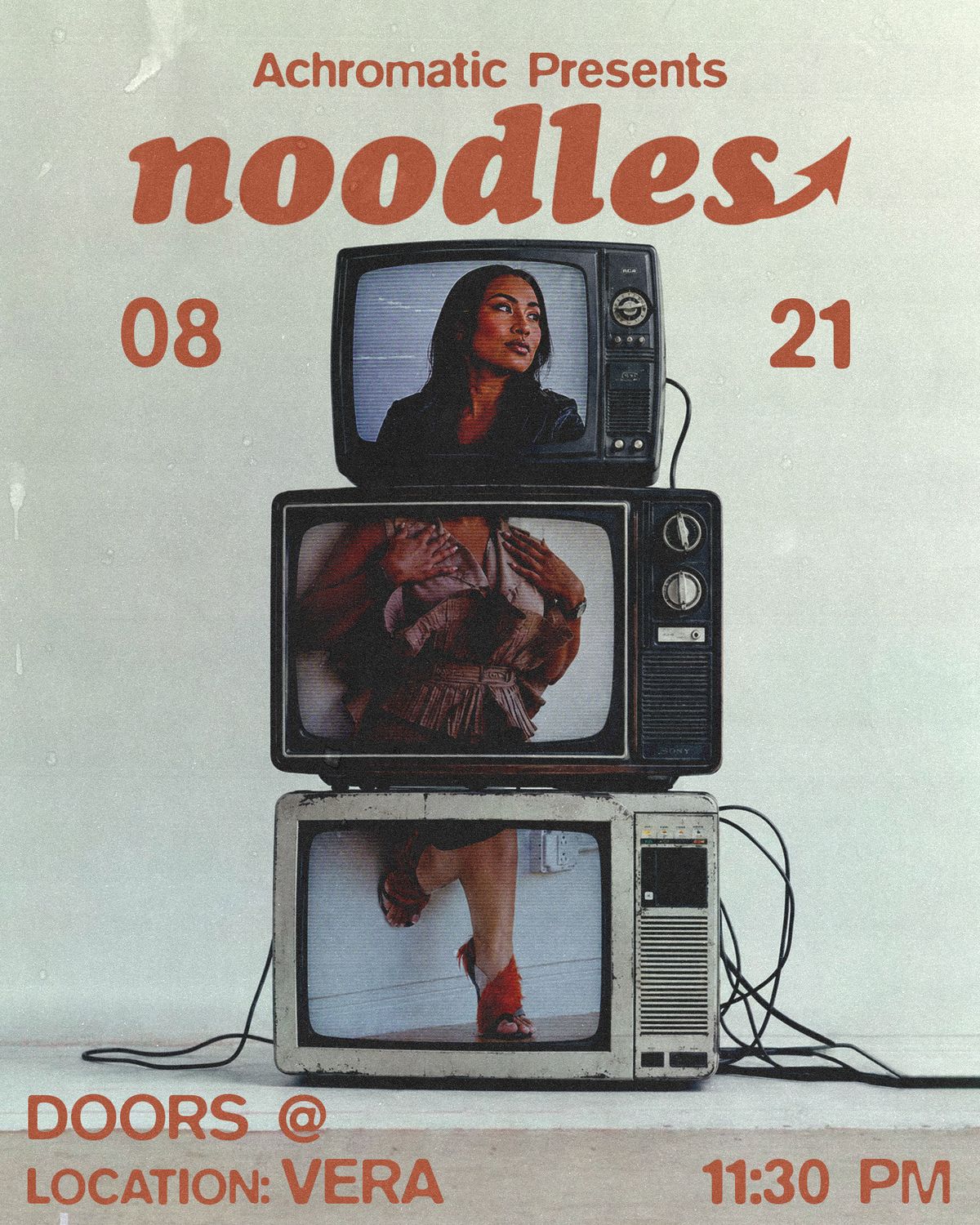 Achromatic presents: NOODLES