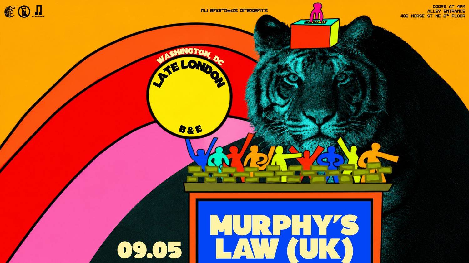 Nü Androids presents SünDown: Murphy's Law