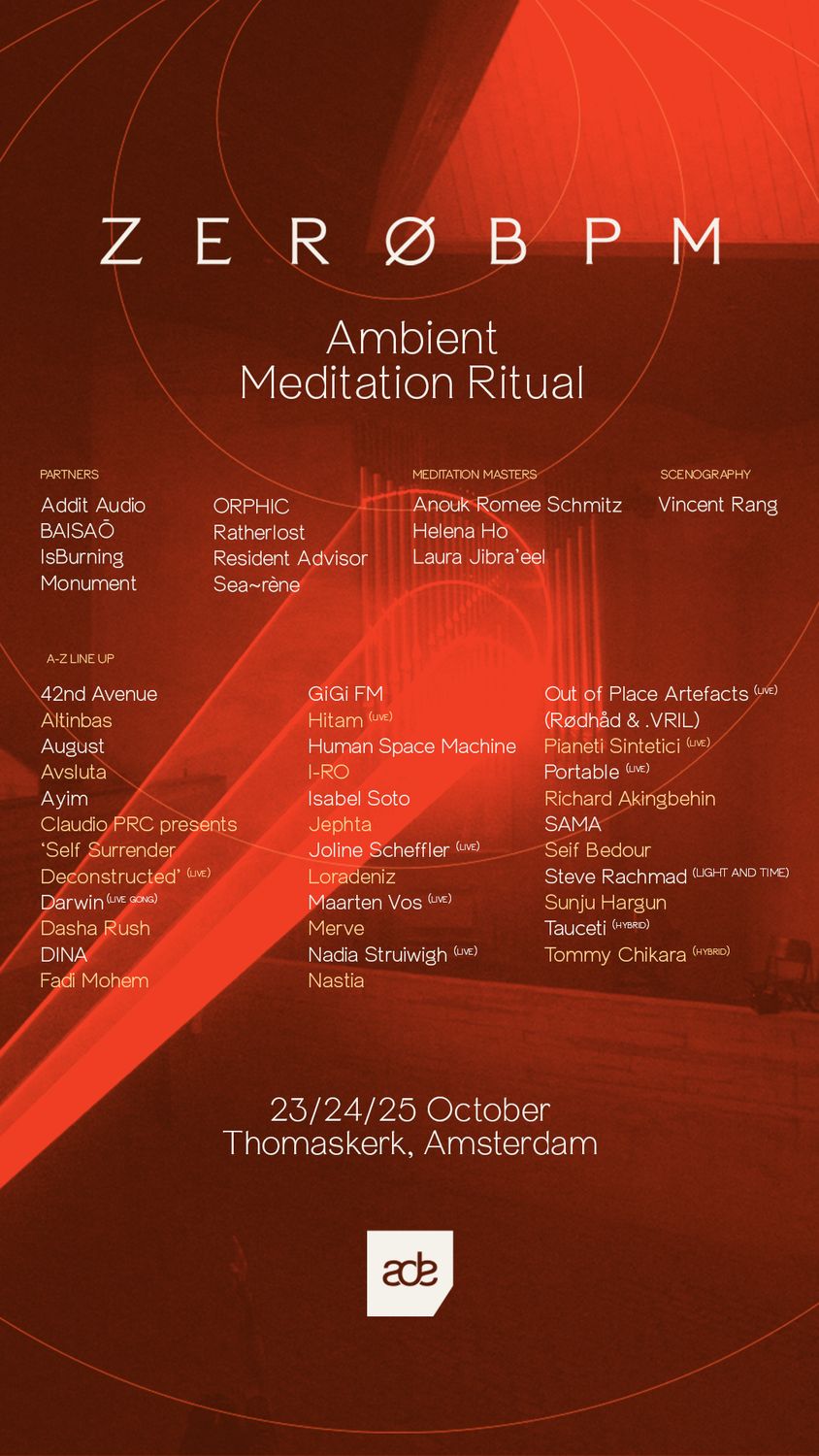 ZERØBPM ADE - 3-DAY AMBIENT MEDITATION RITUAL