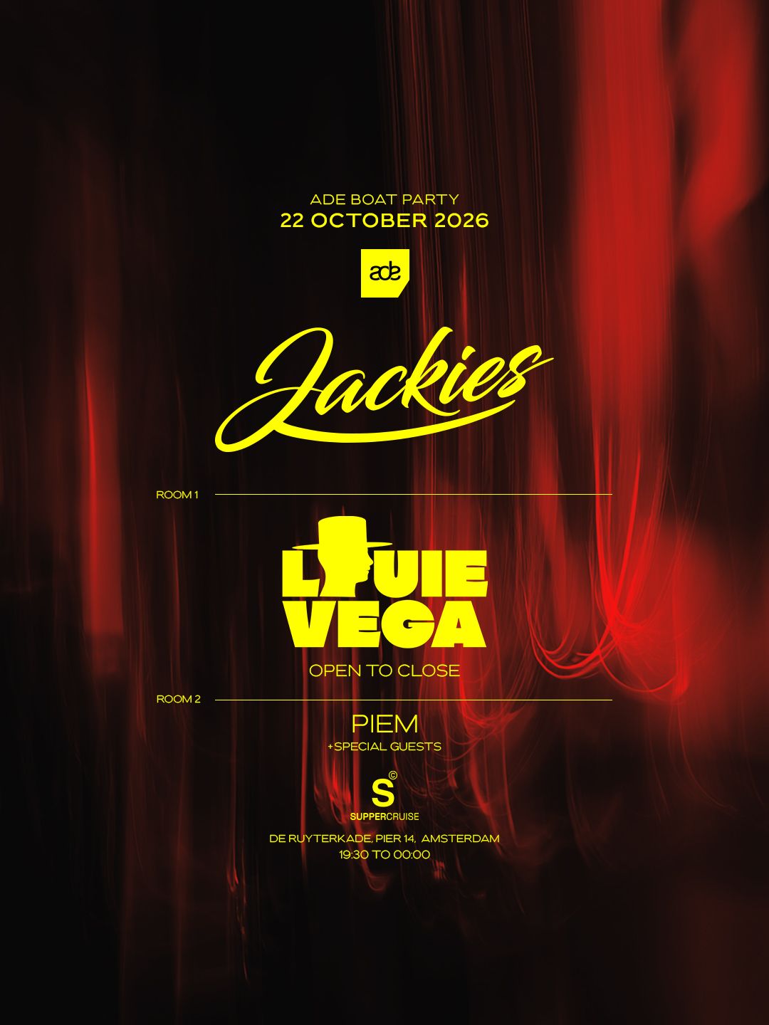 Jackies ADE Boat Party 2026 - Louie Vega - Open to Close