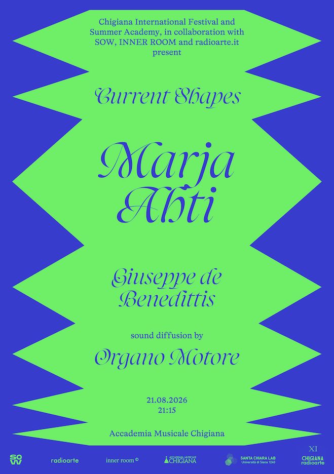 Current Shapes with Marja Ahti, Giuseppe de Benedittis