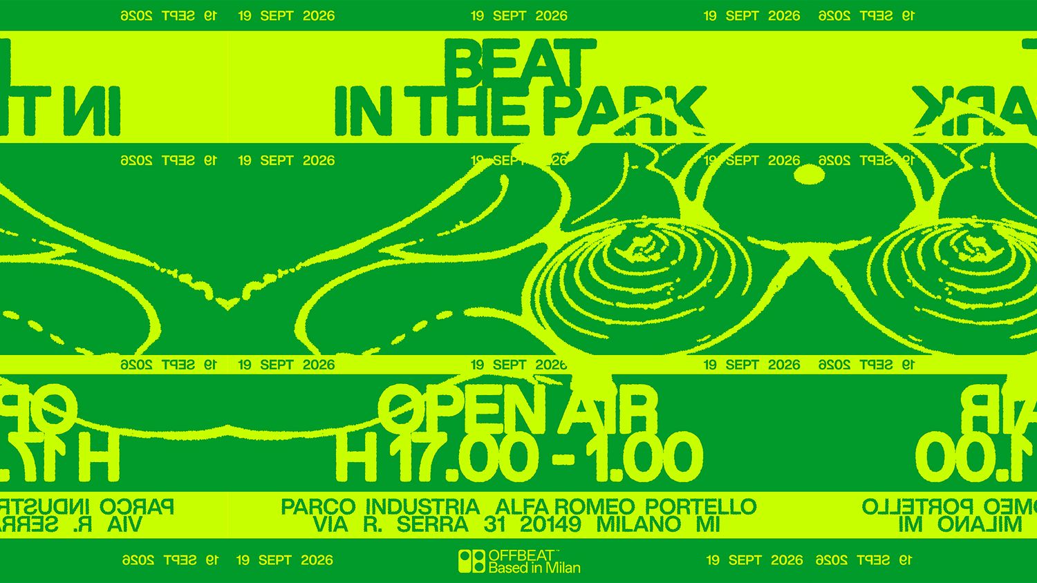 Beat in the Park - Free Open-Air + with International Guest TBA