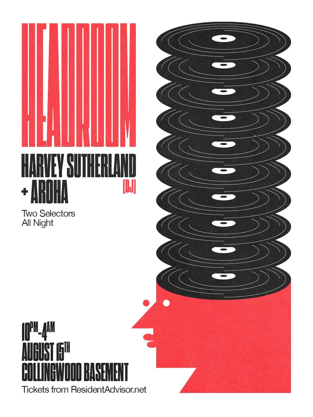 HEADROOM: Harvey Sutherland (DJ) + AROHA