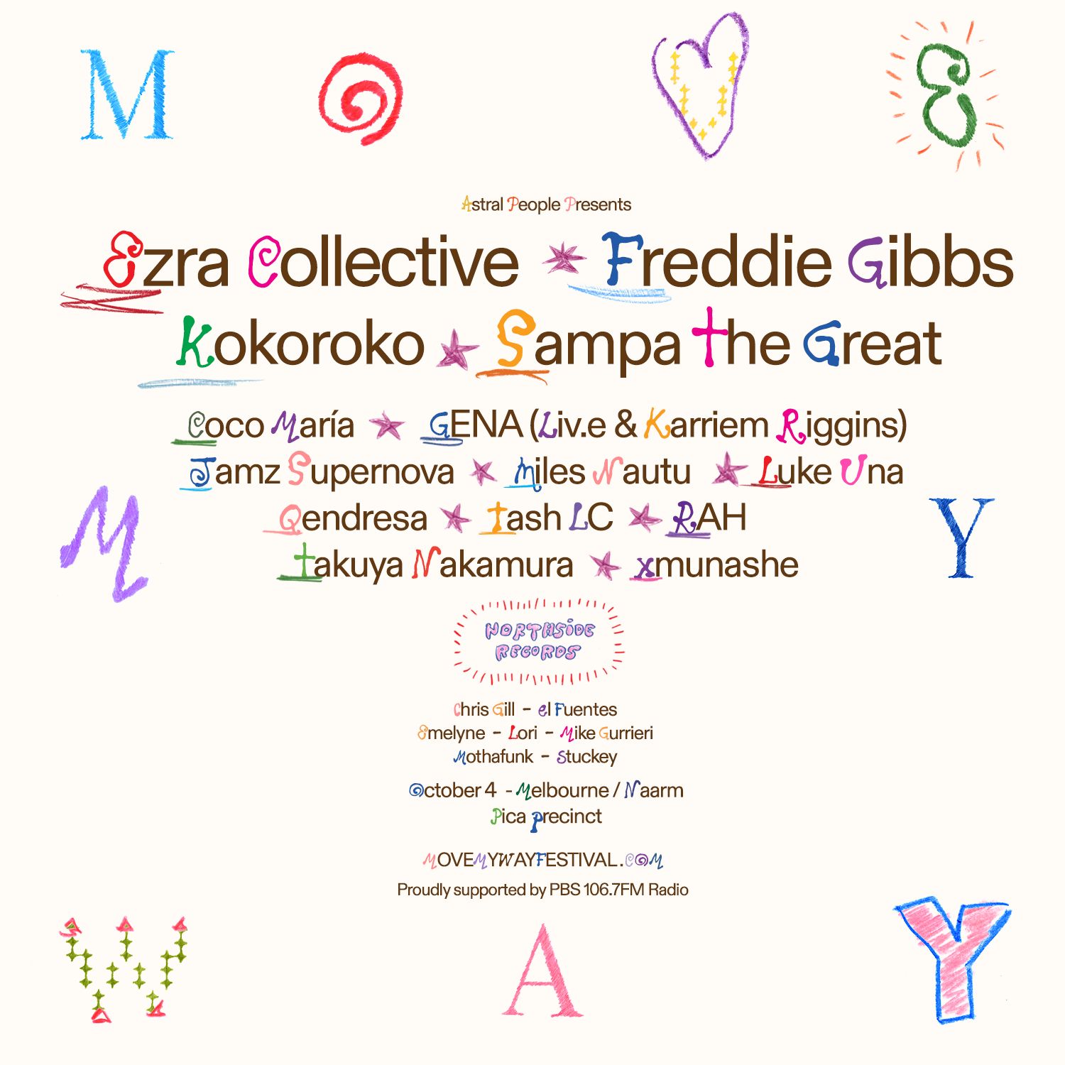 move my way festival / naarm / pica