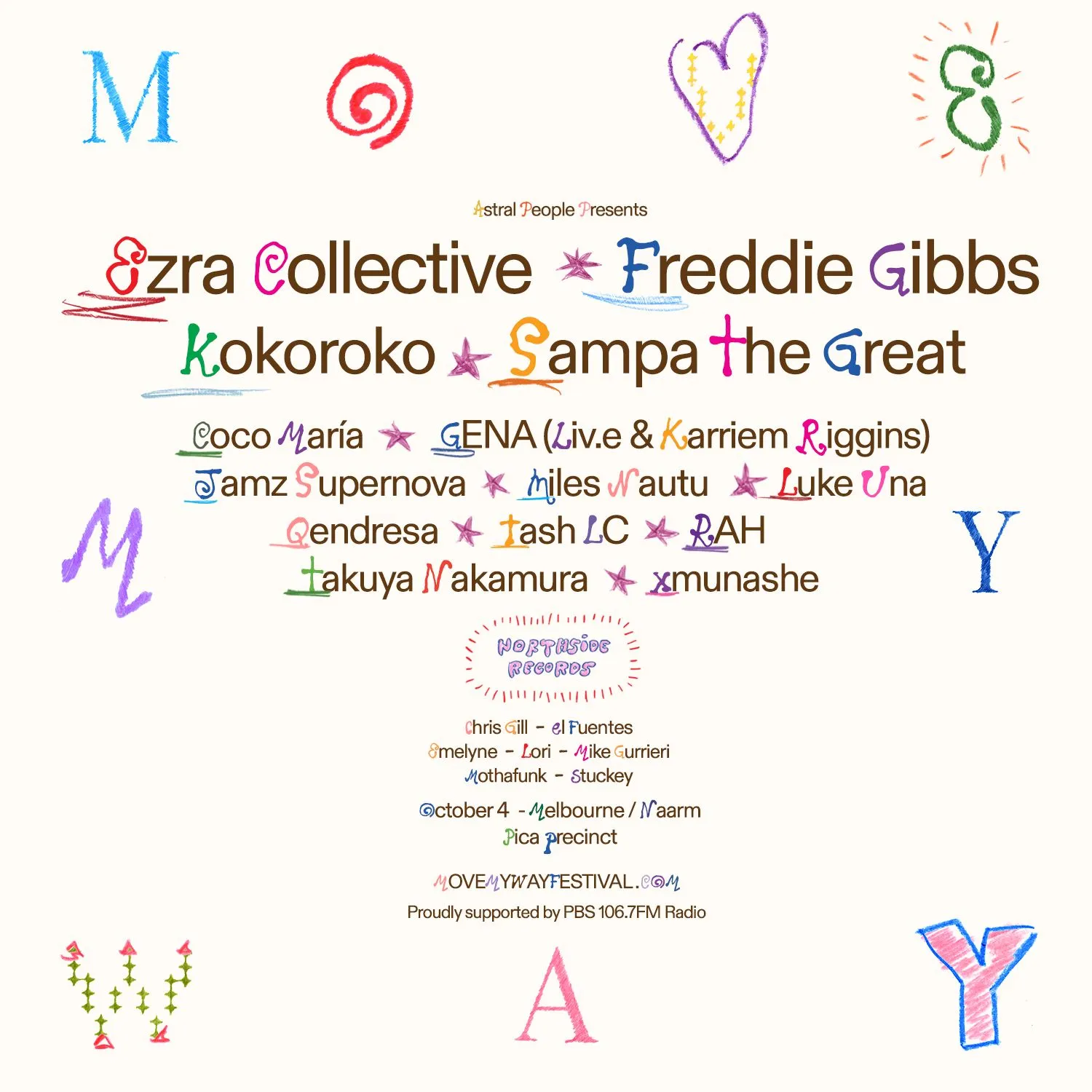 move my way festival / naarm / pica