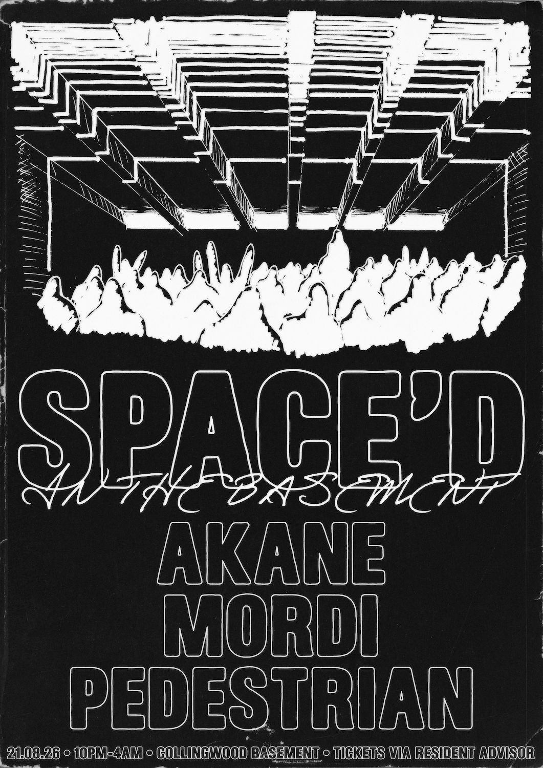 Space'd In The Basement with Akane, Mordi, Pedestrian